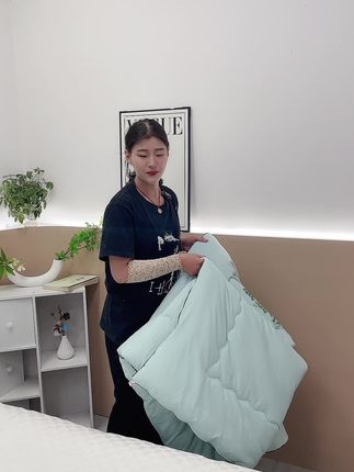 这款被子舒适又好睡 自己家工厂 品质有保障#加厚保暖 #秋冬被#面料柔软舒适 #家纺床上用品