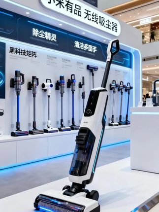 小米有品生态链无线吸尘器 吸拖一体机超大吸力 拖地机洗拖吸三合一#无线吸尘器#无线吸尘器手持 #无线吸尘器车家两用