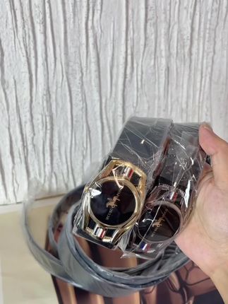 3秒搞定穿搭!这条自动扣皮带太懂懒人了!一条好皮带,是提升气质的关键!#简约大气#两个色#买一送一