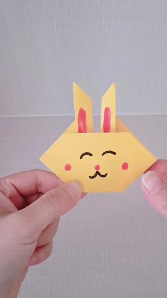 陪孩子玩的简单折纸,超可爱!!!#亲子手工 #手工#折纸教程