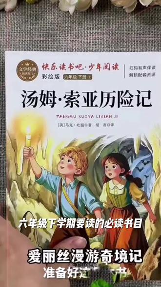 鲁滨逊漂流记六年级下册必读原著完整版汤姆索亚历险记爱丽丝