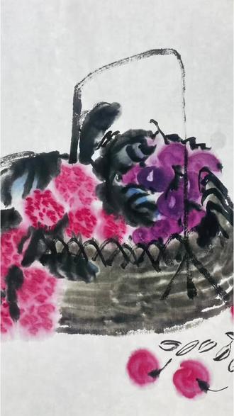 佳果 #一见爱上传统文化 #百young非遗计划 #非遗新青年 #国画 #手艺人 @抖音小助手 @上热门🔥🔥🔥 @抖加🔥上热门🔥dou+🔥热点宝