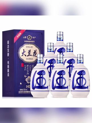 杏氿山西杏花村大兰花白酒纯粮酿造475ml*6整箱装53%Vol475ml#大兰花酒 #纯粮酿造 #山西白酒 #杏花酒 #整箱白酒