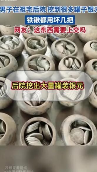 自家院子里的东西要上交吗?#文物 #文物保护#银元