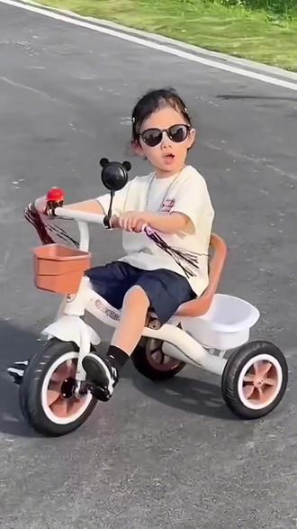 儿童三轮车手推车自行车童车玩具车幼儿园宝宝大号2-6岁男女脚踏#儿童三轮车 #宝宝小三轮 #自行车宝宝椅 #宝宝三轮脚踏车