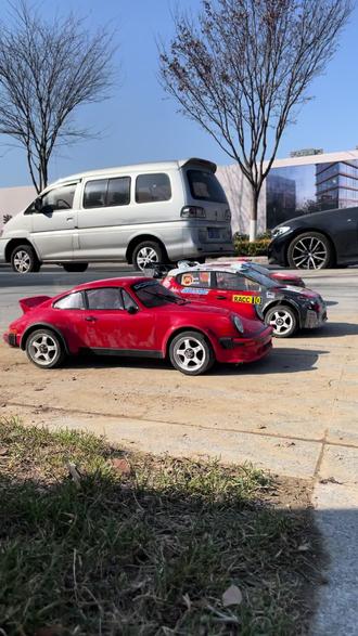 1:10比例rc拉力赛车 沐尘10分之一 拉力比赛#晒出你的爱车 #rc遥控车#飞驰人生3 #沐尘100