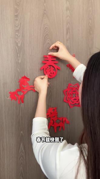 简单好上手的马年窗花剪纸,过年和孩子一起动手 孩子满满的成就感#亲子手工#春节窗花#马年#手工剪纸