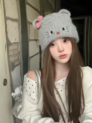 #帽子 #这个帽子有点可爱呀 #可爱帽子 #毛线帽 #针织帽