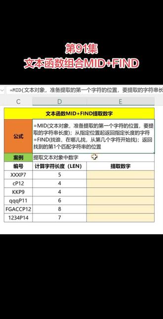 第91集 | 都说条条大路通罗马,且看MID+FIND如何到“罗马”~
#真实生活分享计划 #excel表格数据 #excel操作技巧 #纯小白excel