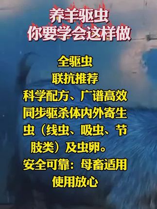 养羊驱虫,这样喂更彻底!#养羊#养羊人 #养羊技术 #养羊技术分享 #养羊知识