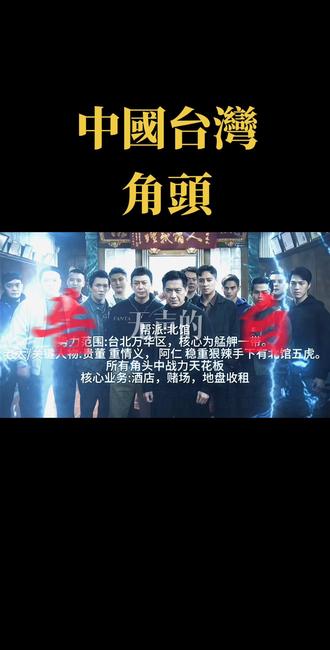 一次認清中國台灣角頭幫派#幫派