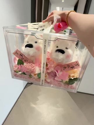 超可爱的西高地压床娃娃🧸!送给最爱的你@唧唧贼贼 #少女心爆棚 #手工diy #新婚礼物 #压床娃娃