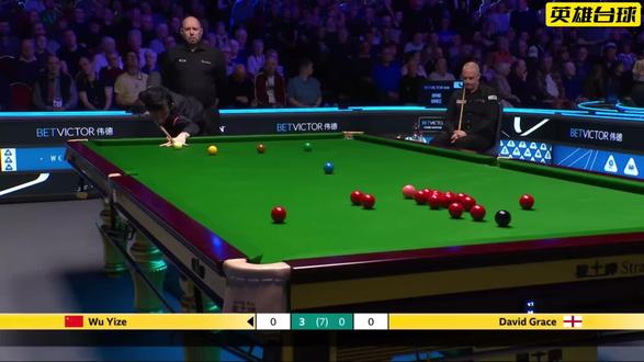 最新比赛,吴宜泽远台红球精准灌进,彻底掌控比赛4:0零封对手晋级!#斯诺克 #台球 #吴宜泽 #威尔士公开赛