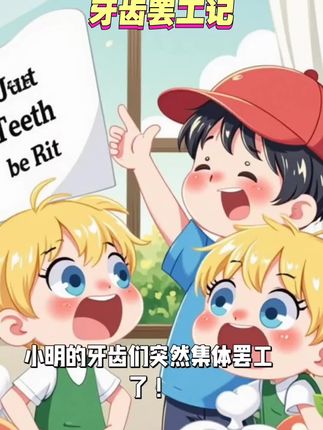 《牙婆婆》,孩子刷牙像打仗?《牙婆婆》这本神书,让宝宝主动张嘴!牙菌斑怪兽现身,牙刷警察出动!#育儿 #教育 #故事