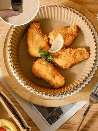 空气炸锅专用纸硅油纸托圆形吸油纸耐热加厚一次性 #空气炸锅纸 #硅油托纸#耐热垫纸 #一次性#吸油神器