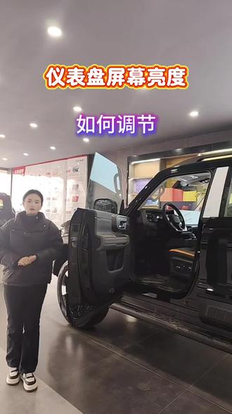 仪表盘屏幕亮度如何调节#bj30汽车 #售后服务
