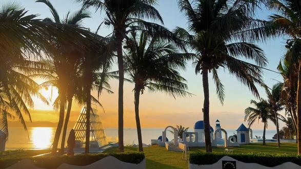 三亚7点50分的晨光,好似世界都在重启