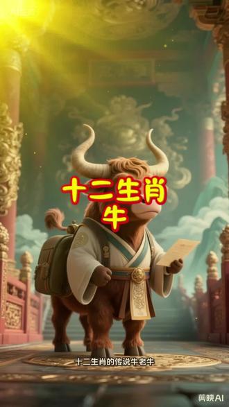 第17集|《十二生肖的传说》这是以十二生肖中牛的排位由来为主题的民间故事,故事围绕天庭使者老牛的经历展开,先是因粗心记错玉帝撒草籽的叮嘱,导致人间粮田被野草侵占,被罚下凡赎罪;后在十二生肖选拔中,因心软驮老鼠过河,被抢了第一名,最终凭借勤恳踏实的品性成为十二生肖第二名。 #儿童睡前故事 #小故事大道理 #民间故事 #神话故事#十二生肖原创动画上热门绘本故事