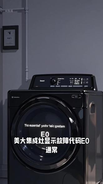 美大集成灶故障代码E0检查思路
