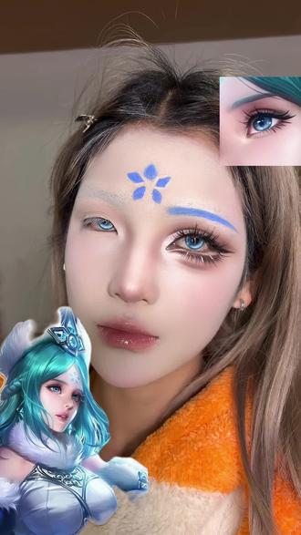 老婆们快来学!!#cos #王昭君 #王者荣耀 #王昭君cos眼妆