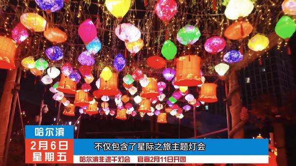 哈尔滨非遗千灯会 官宣2月10号正式开启 #哈尔滨非遗千灯会#春节灯会 #春节去哪儿 #亲子游玩好去处#旅行推荐官