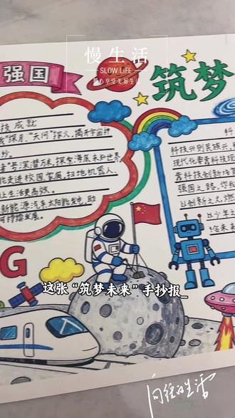 儿子完成的科技手抄报👍👍👍