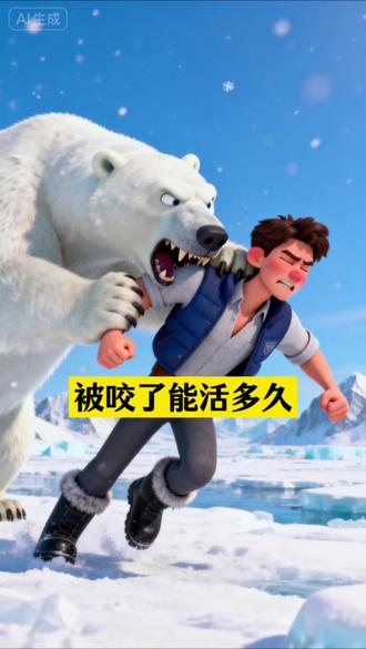 AI动画科普被这些动物咬了还能活多久?#冷知识 #动画 #涨知识 注意!内容由AI生成技术,请谨慎甄别,3D动画科普,无不良引导,审核注意甄别