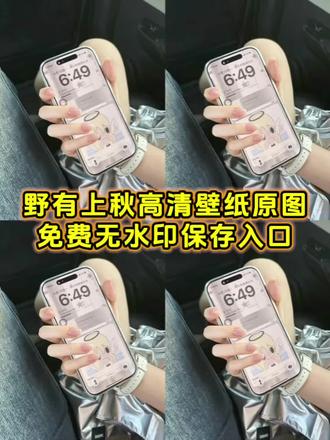 野有上秋全屏壁纸高清无水印原图保存入口#手机屏保该换了系列 #野有上秋 #手机壁纸 #剪映 #野有上秋壁纸