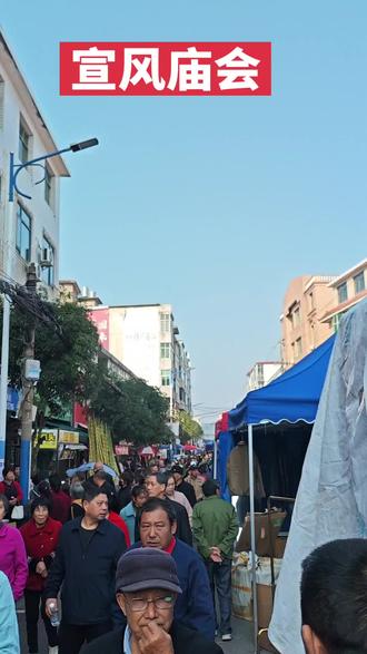 宣风庙会走起#人山人诲#
这才是人气冲天!天气好大家可去逛逛!