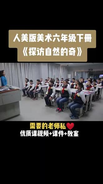 人美版六年级下册《第2课 探访自然的奇》视频课件教案#小学美术获奖优质课#美术课#美术教学比赛