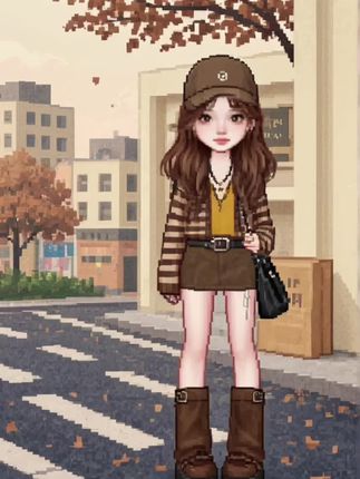 #条纹控 #小众穿搭 #韩版穿搭 #春秋新款 #撞色搭配
