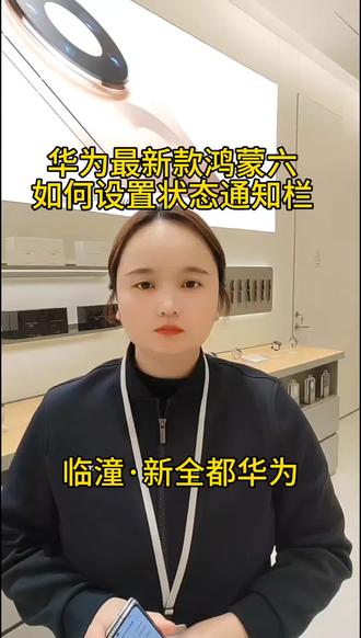 华为鸿蒙6如何设置通知状态栏