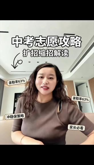 26年中考志愿填报 扩招?冲稳保策略~#中考扩招了吗 #南通中考 #上热门 #中考志愿 #推荐分