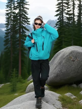 #户外穿搭 #冲锋衣 #休闲百搭 #三合一冲锋衣#登山服