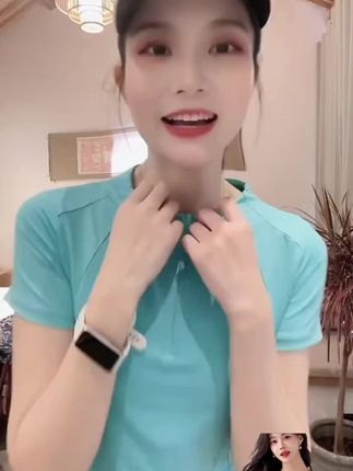夏季新款锦纶速干短袖运动上衣跑步服半拉链女款健身T恤