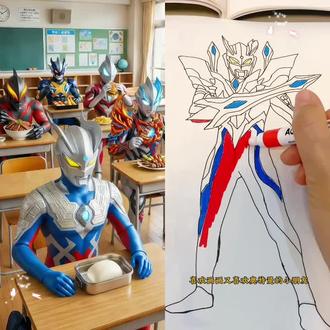 #奥特曼儿童动画片 #奥特曼简笔画 #抖音小助手 #抖音小助手dou上热门 #抖音小助手我要上热门