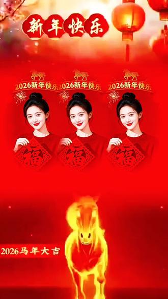 马到成功发大财#抖音新特效#抖音玩法合伙人