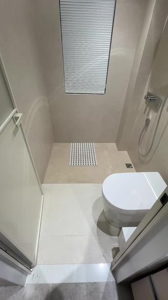 不做隔断的小卫生间到底怎么用!巴掌大的空间照样捯饬得明明白白#我的装修日记实景拍摄 #自装修分享经验 #装修日记vlog #小户型装修 #干湿分离