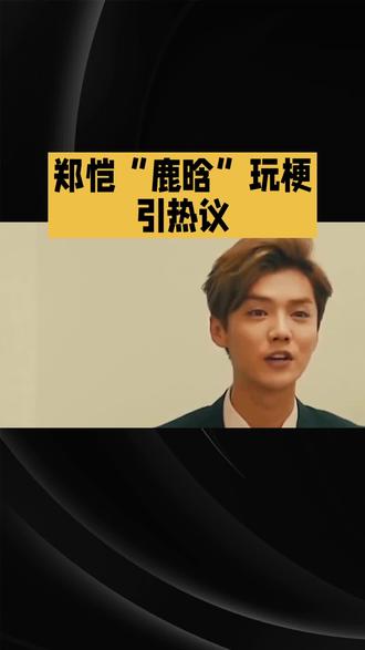 郑恺“鹿晗”玩梗引热议