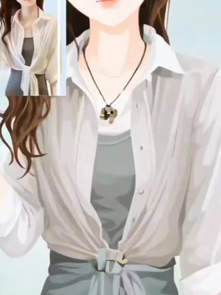 短款雪纺衬衫外搭小披肩女夏季配裙子吊带防晒衣#短款雪纺衬衫 #雪纺防晒披肩 #高级感穿搭 #穿出自信穿出美丽 #减龄显瘦穿搭