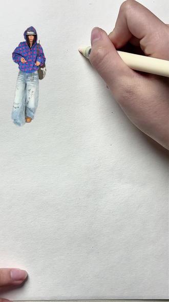 零基础学画人物,#绘画 #临摹 #画画教程 #跟着抖音学画画