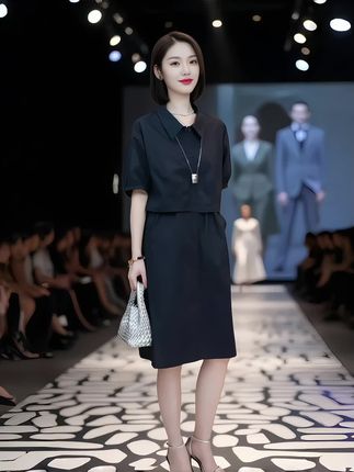 被追着问🔗 的2025夏季新款连衣裙✨ 谁懂啊!2025夏季挖到超绝假两件衬衫裙💃 短袖衬衫领+收腰裙身,设计感拉满💯 假两件层次,休闲又藏肉,显瘦效果绝绝子~ 日常通勤🚇 约会下午茶☕ 套上就走,轻松拿捏时尚感,配简约项链+编织包+细跟鞋,气质直接开挂✨ 夏季想穿得又美又省心,选它准没错✅ 谁穿谁爱上,姐妹速码🔥 #夏季穿搭 #假两件连衣裙 #时尚显瘦 #2025新款