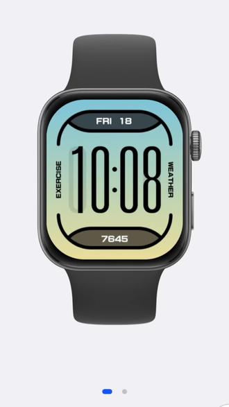 华为表盘《简洁大字》#华为fit3