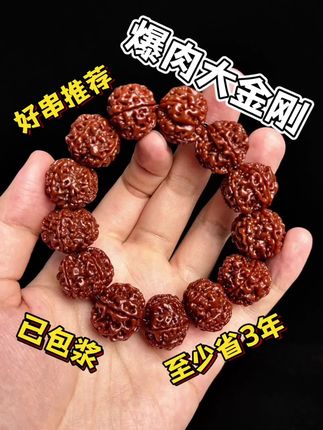 机刷大金刚,已包浆,直接省3年#菩提手串 #文玩手串 #金刚菩提 #盘它 #每日分享