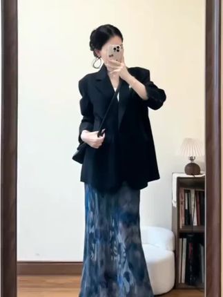 #修身显瘦显气质 #时尚潮流休闲百搭 #西装外套搭配 #气质这一块拿捏死死的 #减龄显瘦穿搭