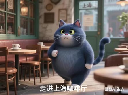 误入小众咖啡厅#主理人 #胖猫