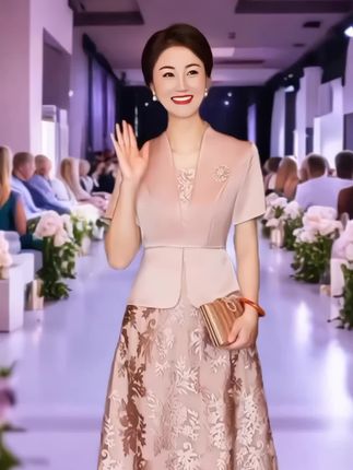 #喜婆婆喜妈妈婚宴装#时尚妈妈装#高贵优雅#洋气减龄#穿出自己的风格@抖加🔥上热门🔥dou+🔥热点宝