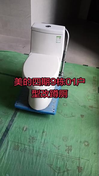 #装修热门话题 美的四期改蹲厕#卫生间蹲便器 #马桶改蹲坑 #坐厕改蹲厕