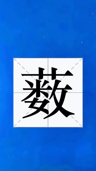 薮字怎么读音?#生僻字#拼音识字#汉字