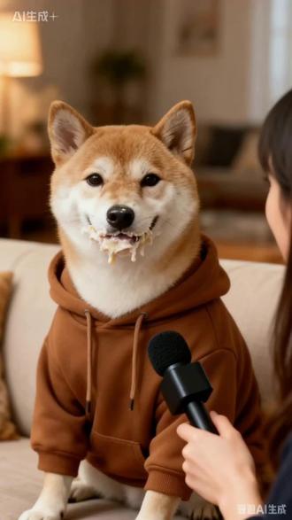 柴犬AI短片之蛋糕被谁吃了